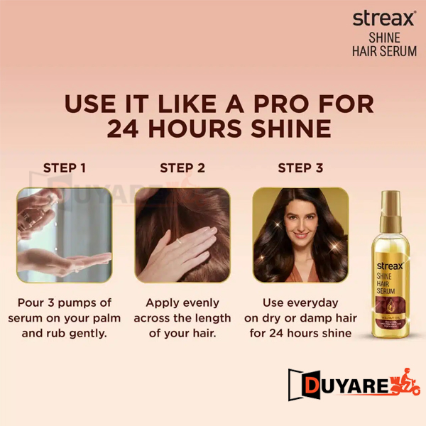 Streax Hair Serum Vitalized With Walnut Oil
