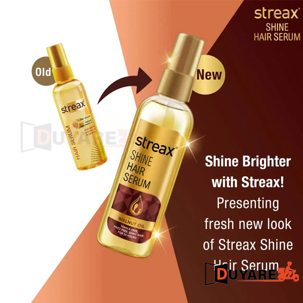 Streax Hair Serum Vitalized With Walnut Oil